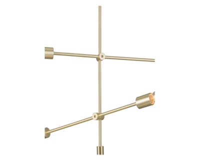 Imagen 2 del producto Lámpara colgar 4L E27 Asterisk gold bzlargo Abitare