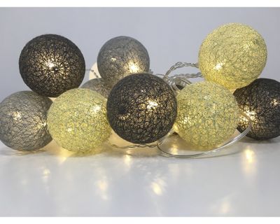Imagen 2 del producto Guirnalda LED 20L Bola algodón Ledzone