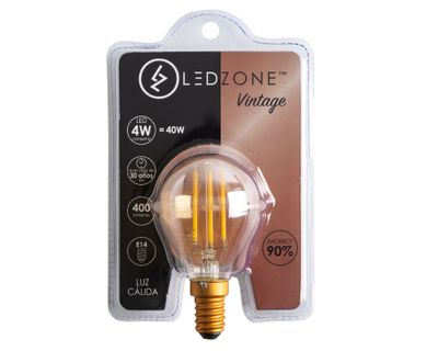Imagen 2 del producto Ampolleta led 4W E14 luz cálida Mini Globo