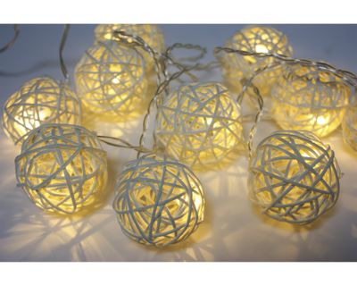 Imagen 2 del producto Guirnalda de luces 1.5W 10 luces luz cálida Ovillo blanco