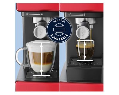 Imagen 2 del producto Cafetera Prima latte 6603R rojo 1500/450 ml