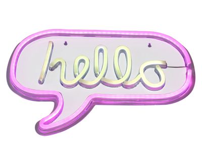 Imagen 2 del producto Lámpara colgar LED neón Hello Abitare.