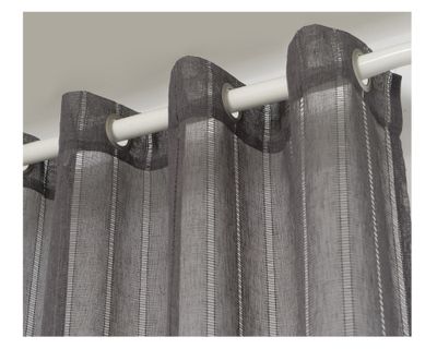 Imagen 2 del producto Cortina velo 140x230 cm gris Cotidiana