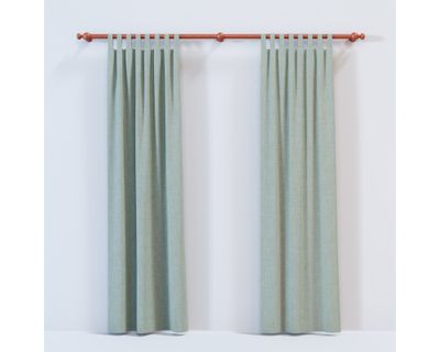 Imagen 2 del producto Barra para cortina madera 35 mm sin argollas 3.5x160 cm Cedro