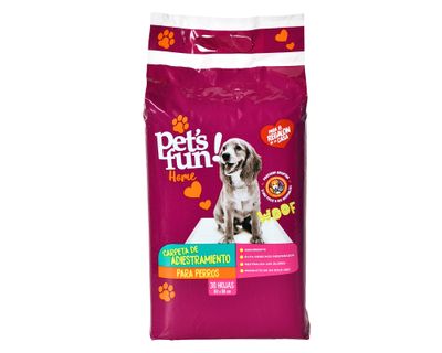Imagen 1 del producto Carpeta de adiestramiento 60x60 cm 30 unidades Pet's fun