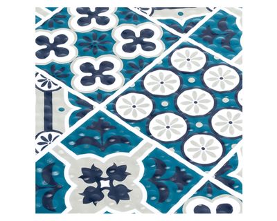 Imagen 2 del producto Piso ducha 40x70 cm Ovalado Mosaico azul Cotidiana