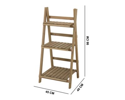 Imagen 2 del producto Repisa 3 niveles natural Outzen