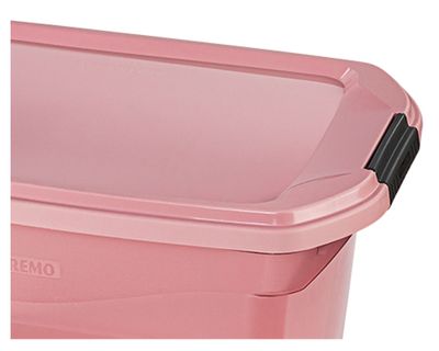 Imagen 2 del producto Caja organizadora 29 litros rosa San Remo.