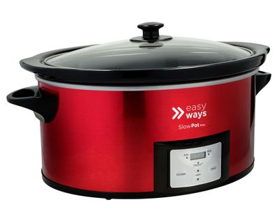 Imagen 2 del producto Olla eléctrica 3.8 litros Slow Pot Mini rojo