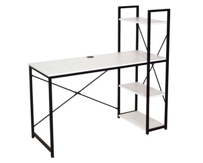 Imagen 2 del producto Centro de trabajo con repisa 2.0 ceniza/negro