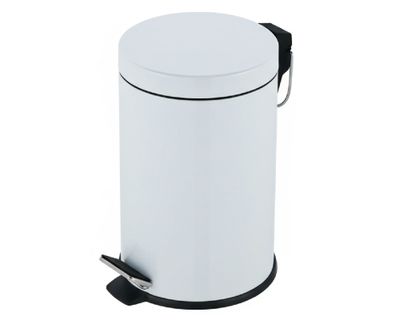 Imagen 2 del producto Basurero 2.8 litros pedal blanco Cotidiana.