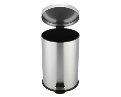 Imagen 2 del producto Basurero 11.2 litros pedal cromado Cotidiana.