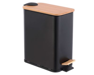 Cesto basura Bamboo negro 4.4 litros