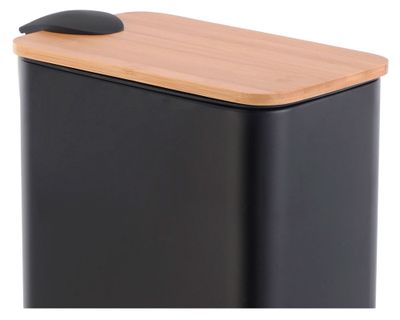 Imagen 2 del producto Cesto basura Bamboo negro 4.4 litros