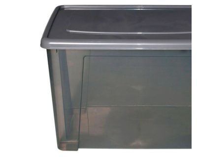 Imagen 2 del producto Caja organizadora gris 60 lt