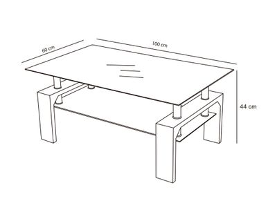 Imagen 2 del producto Mesa de centro rectangular