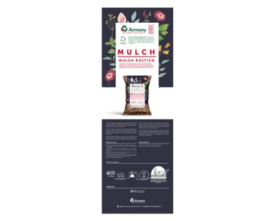 Imagen 2 del producto Mulch rústico 30 litros café Armony.