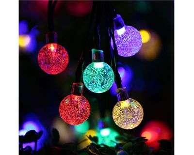 Imagen 2 del producto Guirnalda de luces solar 1.5 W 390 cm luz cálida multicolor