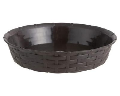 Imagen 1 del producto Plato macetero 25 cm ratán marrón Reyplast