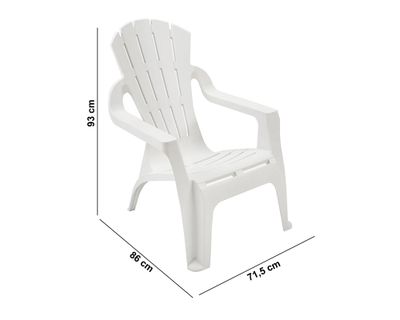 Imagen 2 del producto Silla Selva blanco Progarden