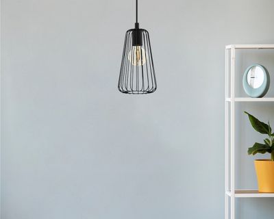 Imagen 2 del producto Lámpara colgar 1L E27 Austell negro Eglo.