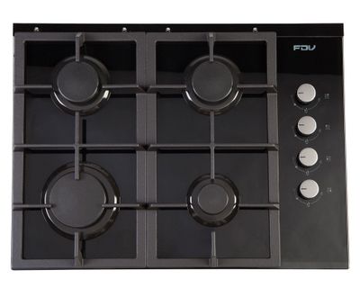 Imagen 1 del producto Encimera a gas 4 quemadores Crystal