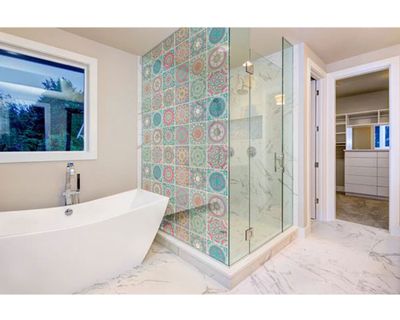 Imagen 2 del producto Vinilo adhesivo 15x15 cm Mandala 12 unidades