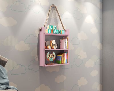 Imagen 2 del producto Repisa triple rosado MobilFrank.