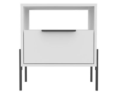 Velador 1 cajón White Collection TuHome