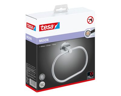 Imagen 2 del producto Toallero argolla Moon gris mate Tesa
