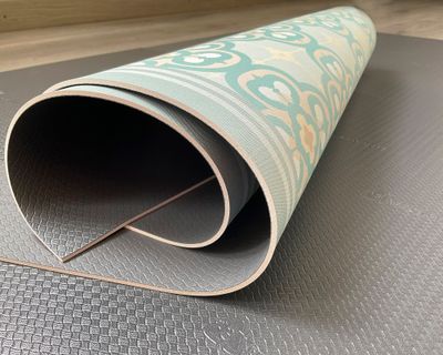 Imagen 2 del producto Alfombra de cocina 50x70 cm Flor Árabe turquesa