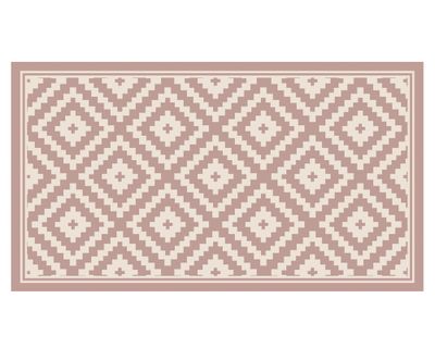 Imagen 1 del producto Alfombra de cocina 50x90 cm Rombos rosado