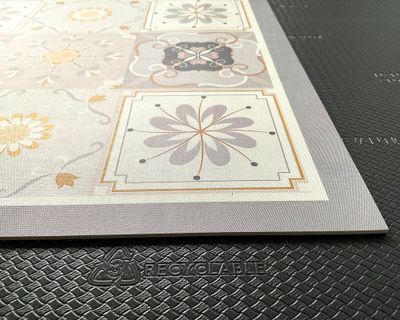 Imagen 2 del producto Alfombra de cocina 50x70 cm Baldosa Clásica amarillo