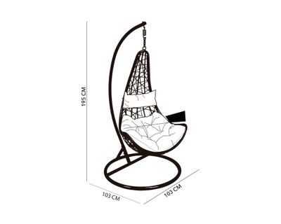 Imagen 2 del producto Silla colgante Myanmar