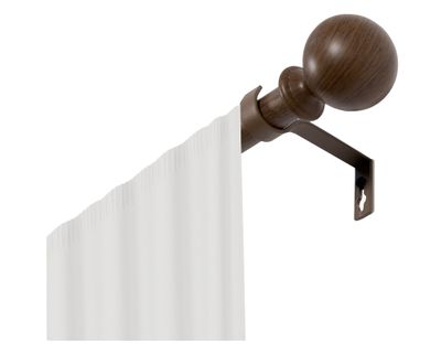 Barra cortina extensible 16/19 mm 120/210 cm bola Cotidiana