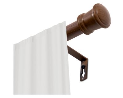 Barra cortina extensible 25/28 mm 120/210 cm Crown Cotidiana