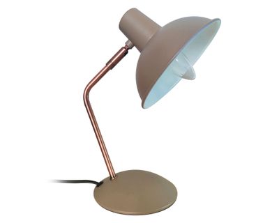 Lámpara sobremesa 1L E14 Brivio café humus