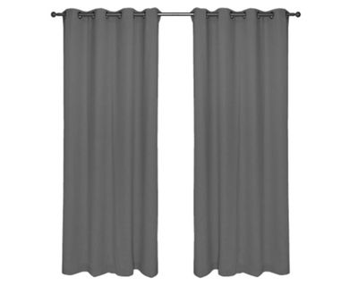 Imagen 1 del producto Cortina BlackOut 140x220 cm térmico textura gris marengo