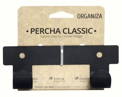 Imagen 2 del producto Percha Classic 2 acero negro Ducasse