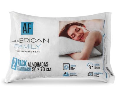 Almohada 50x70 cm 2 unidades American Family