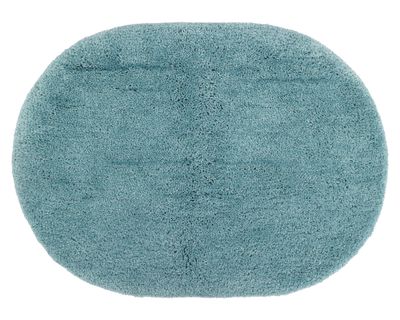 Piso baño 50x70 cm Ovalado turquesa