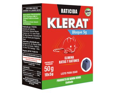 Raticida en bloque 50 gr
