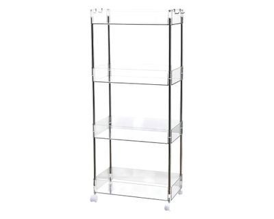 Repisa vertical 4 niveles transparente