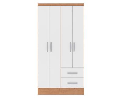 Imagen 2 del producto Clóset 4 puertas 2 cajones 183x94x47 cm + Clóset 3 puertas 2 cajones 183x75x46 cm