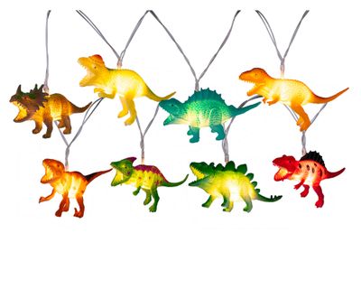 Guirnalda 170 cm 8L Dinosaurios luz cálida