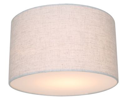 Imagen 2 del producto Plafón 1L E27 Pantalla redonda tela