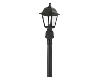 Imagen 2 del producto Farol pie 4 caras 60W E27 1L exterior
