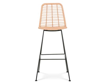 Taburete terraza ratan Creta natural