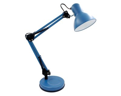 Lámpara escritorio 40W E27 1L Valencia azul marino