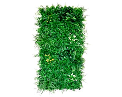Jardín vertical artificial 50x100 cm Helecho denso